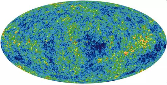 �D��WMAP �l��9��̽�y�õ���΢������ݗ��ֲ��D��΢������ݗ��]���ɫ���D���ɫ���ɫ 